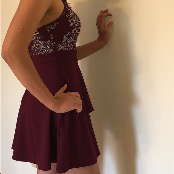 Maroon Dress - Picture 3 of 6